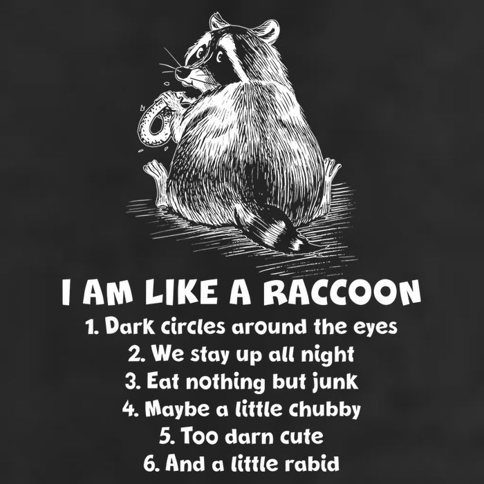Funny I Am Like A Raccoon Adult Drive Performance Visor