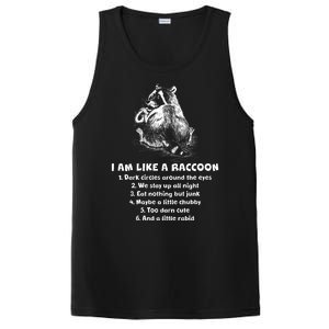 Funny I Am Like A Raccoon PosiCharge Competitor Tank