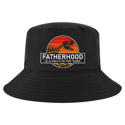 Fatherhood Is A Walk In The Park Funny Jokes Cool Comfort Performance Bucket Hat