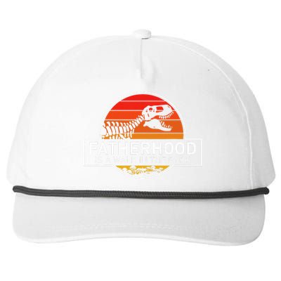 Fatherhood Is A Walk In The Park Funny Jokes Snapback Five-Panel Rope Hat