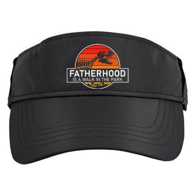 Fatherhood Is A Walk In The Park Funny Jokes Adult Drive Performance Visor