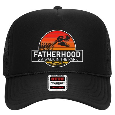 Fatherhood Is A Walk In The Park Funny Jokes Trucker Hat