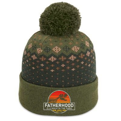 Fatherhood Is A Walk In The Park Funny Jokes The Baniff Cuffed Pom Beanie