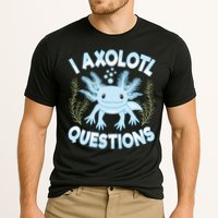 Funny I Axolotl Questions Cute Blue Axolotl Kawaii Cooling Performance Crew T-Shirt