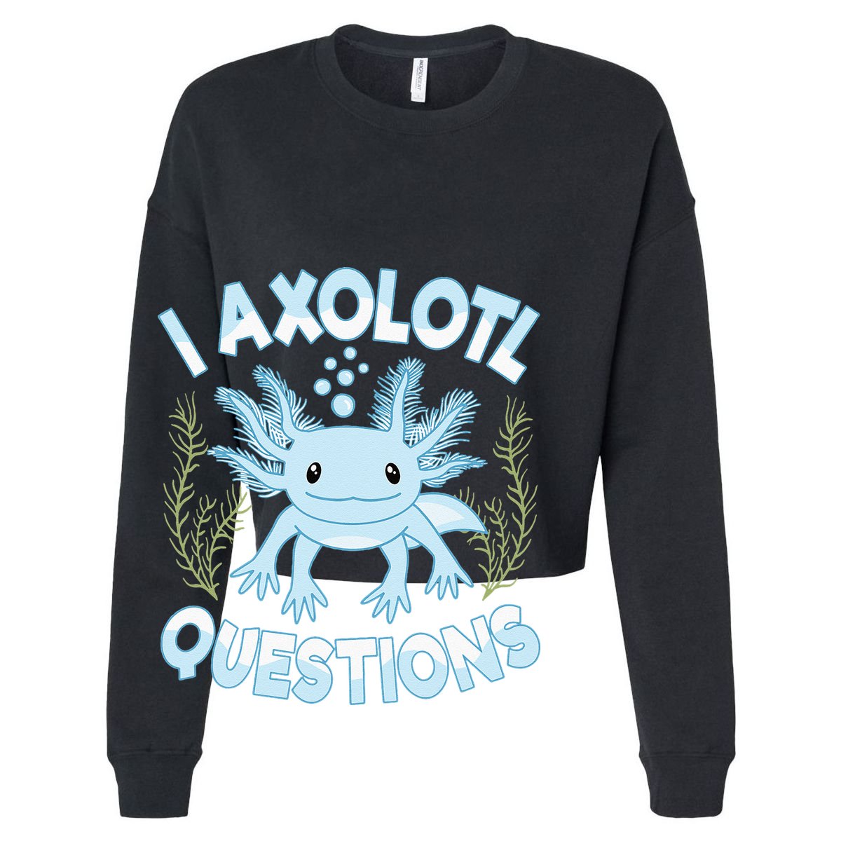 Funny I Axolotl Questions Cute Blue Axolotl Kawaii 12oz Stainless Steel Coffee Mug
