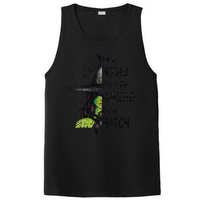 Funny In A World Full Of Princesses Be A Witch Halloween PosiCharge Competitor Tank