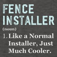 Fence Installer Application Day Funny Saying Fence Installer Vector Backpack