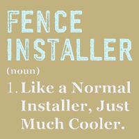 Fence Installer Application Day Funny Saying Fence Installer Cooling Performance Crew T-Shirt