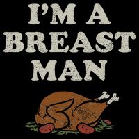Funny Im A Breast Man Turkey Thanksgiving Impact Tech Backpack