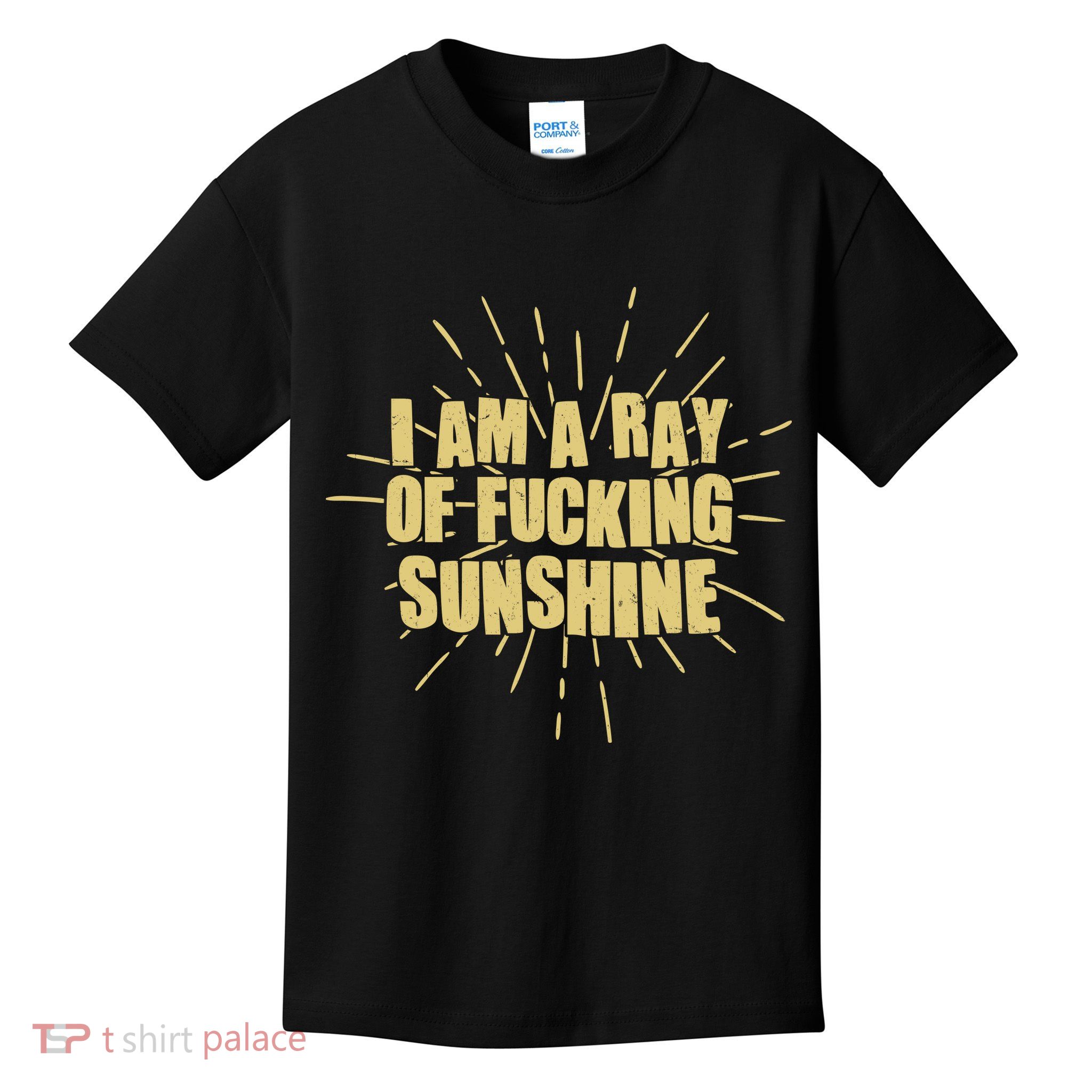 Funny I Am A Ray Of Fucking Sunshine Kids T-Shirt