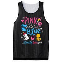 Funny I Already Love You Gender Reveal Mesh Reversible Basketball Jersey Tank