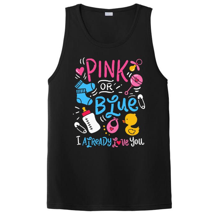 Funny I Already Love You Gender Reveal PosiCharge Competitor Tank