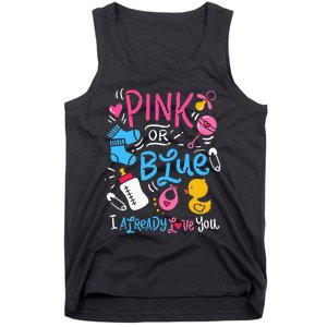 Funny I Already Love You Gender Reveal Tank Top