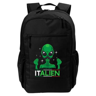 Funny Italian Alien Pun Italy Hand Gesture Backpack