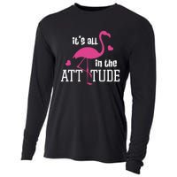 Flamingo It's All In The Attitude Cooling Performance Long Sleeve Crew