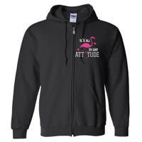 Flamingo It's All In The Attitude Full Zip Hoodie