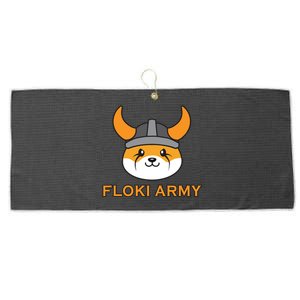 Floki Inu Army Crypto Currency Vikings Crypto Large Microfiber Waffle Golf Towel