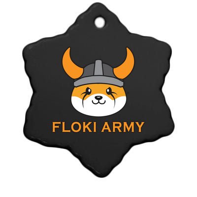 Floki Inu Army Crypto Currency Vikings Crypto Ceramic Star Ornament