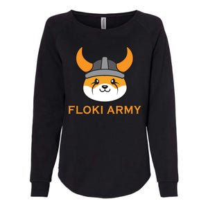 Floki Inu Army Crypto Currency Vikings Crypto Womens California Wash Sweatshirt