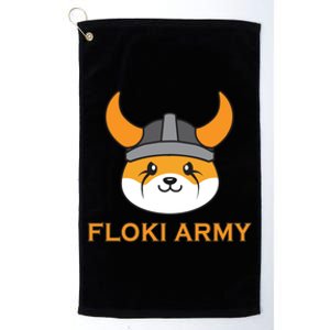 Floki Inu Army Crypto Currency Vikings Crypto Platinum Collection Golf Towel