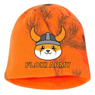 Floki Inu Army Crypto Currency Vikings Crypto Kati - Camo Knit Beanie