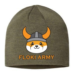 Floki Inu Army Crypto Currency Vikings Crypto Sustainable Beanie