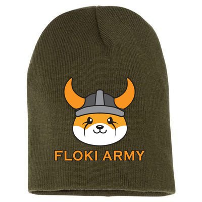 Floki Inu Army Crypto Currency Vikings Crypto Short Acrylic Beanie