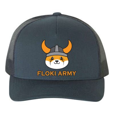 Floki Inu Army Crypto Currency Vikings Crypto Yupoong Adult 5-Panel Trucker Hat