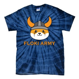 Floki Inu Army Crypto Currency Vikings Crypto Tie-Dye T-Shirt