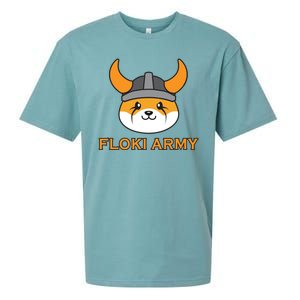 Floki Inu Army Crypto Currency Vikings Crypto Sueded Cloud Jersey T-Shirt