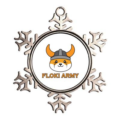 Floki Inu Army Crypto Currency Vikings Crypto Metallic Star Ornament