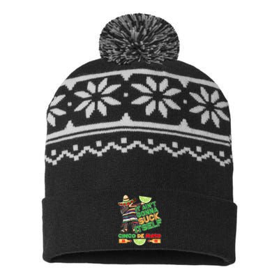 Funny It Ain't Gonna Suck Itself Cinco De Mayo USA-Made Snowflake Beanie