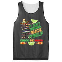 Funny It Ain't Gonna Suck Itself Cinco De Mayo Mesh Reversible Basketball Jersey Tank