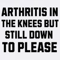 Funny Inappropriate Adult Humor Arthritis Still Down Please Cooling Performance Crew T-Shirt