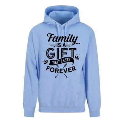 Family Is A Gift That Lasts Forever Families Reunion Party Gift Unisex Surf Hoodie