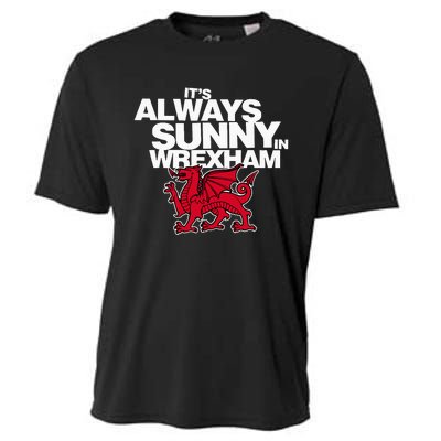 Funny It's Always Sunny in Wrexham Wales Dragon Cooling Performance Crew T-Shirt