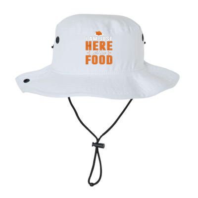 Funny I Am Just Here For The Food Meaningful Gift Legacy Cool Fit Booney Bucket Hat