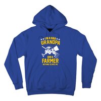 Farmer Im A Dad Grandpa And A Farmer Nothing Scares Me Meaningful Gift Hoodie