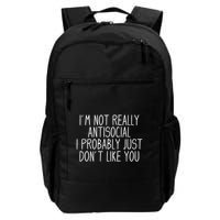 Funny Introvert Antisocial Daily Commute Backpack