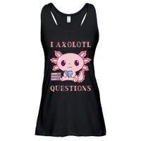 Funny I Axolotl Questions Cute Axolotl Kids Girl Ladies Essential Flowy Tank