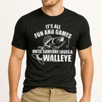 Fishing Its All Fun And Games Until Someone Loses A Walleye Performance Shirt