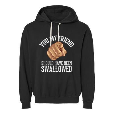 Funny Inappropriate Adult Humor Sarcastic Sex Gift Garment-Dyed Fleece Hoodie