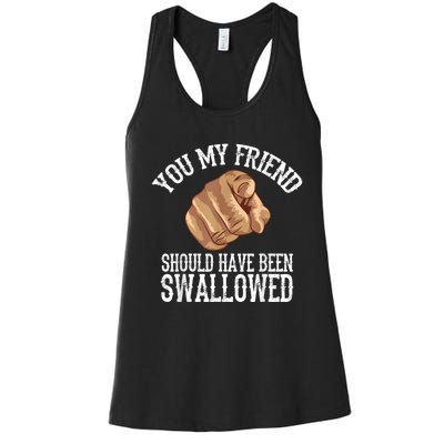 Funny Inappropriate Adult Humor Sarcastic Sex Gift Women's Racerback Tank