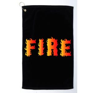 Funny Ice And Fire Costume Halloween Family Matching Platinum Collection Golf Towel