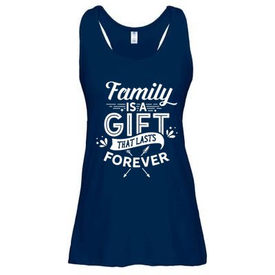 Family Is A Gift That Lasts Forever Families Reunion Party Ladies Essential Flowy Tank