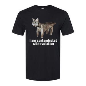 Funny I Am Contaminated With Radiation Ironic Cat Meme Softstyle CVC T-Shirt