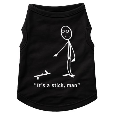 Funny ItS A Stick Man Stickman Costume Stick Figure Doggie Tank