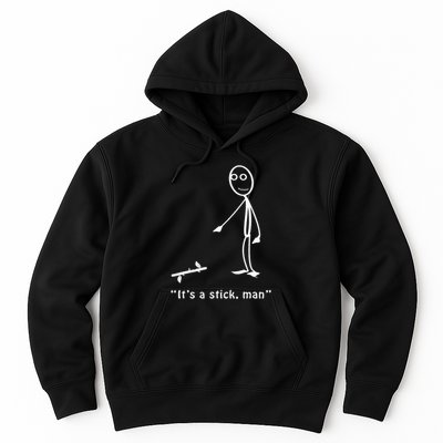 Funny ItS A Stick Man Stickman Costume Stick Figure Hoodie