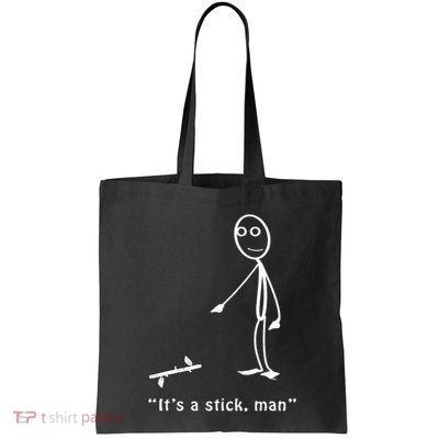 Funny ItS A Stick Man Stickman Costume Stick Figure Bag