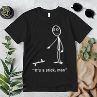 Funny ItS A Stick Man Stickman Costume Stick Figure Premium T-Shirt